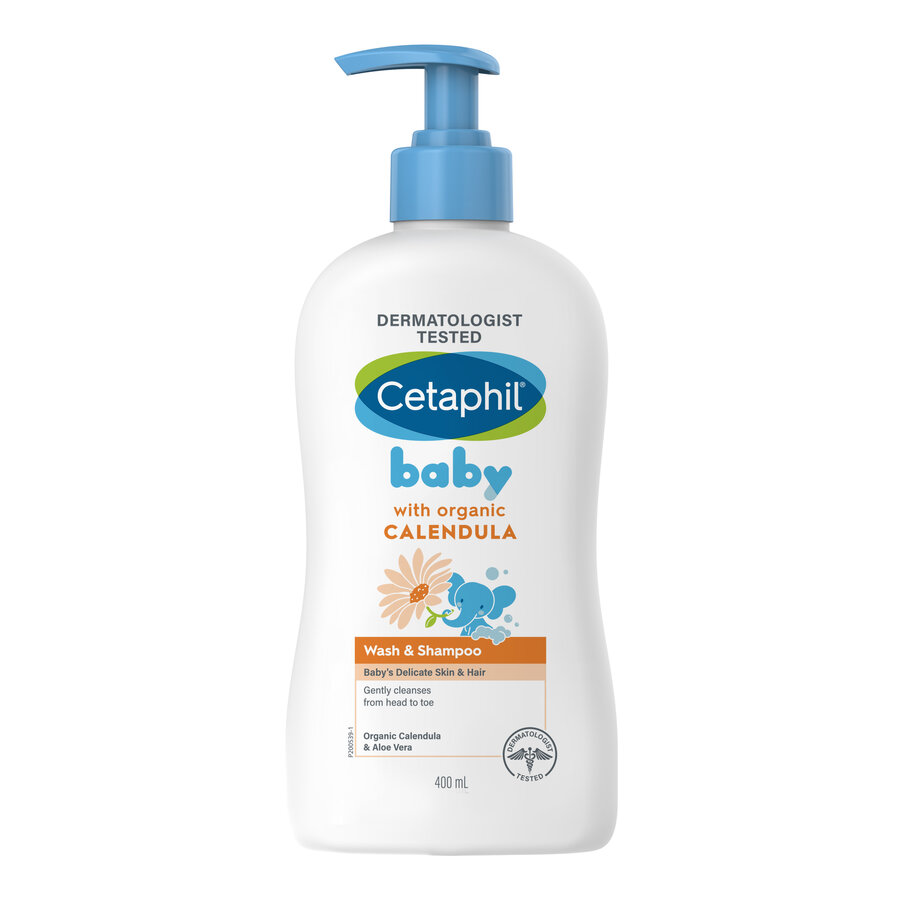 Cetaphil Baby Wash & Shampoo With Org. Calendula (400ml)